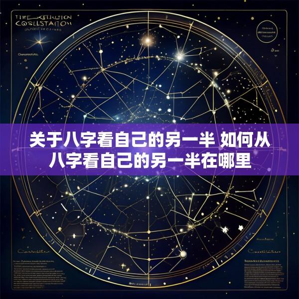 关于八字看自己的另一半 如何从八字看自己的另一半在哪里