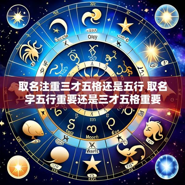 取名注重三才五格还是五行 取名字五行重要还是三才五格重要