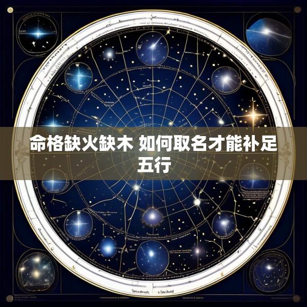 命格缺火缺木 如何取名才能补足五行