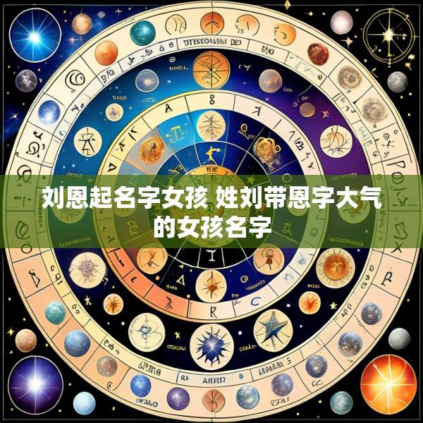 刘恩起名字女孩 姓刘带恩字大气的女孩名字