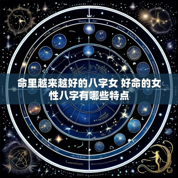 命里越来越好的八字女 好命的女性八字有哪些特点