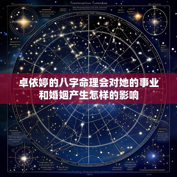 卓依婷的八字命理会对她的事业和婚姻产生怎样的影响