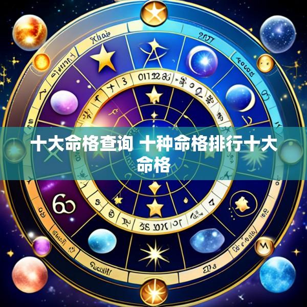 十大命格查询 十种命格排行十大命格