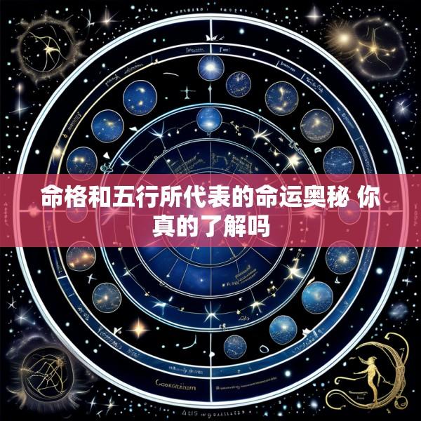命格和五行所代表的命运奥秘 你真的了解吗