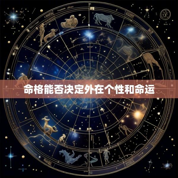 命格能否决定外在个性和命运
