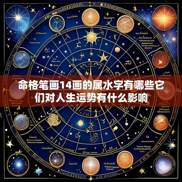 命格笔画14画的属水字有哪些它们对人生运势有什么影响