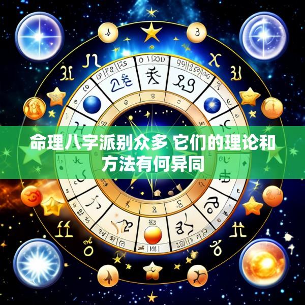 命理八字派别众多 它们的理论和方法有何异同