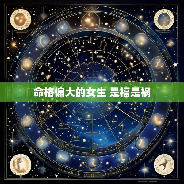 命格偏大的女生 是福是祸