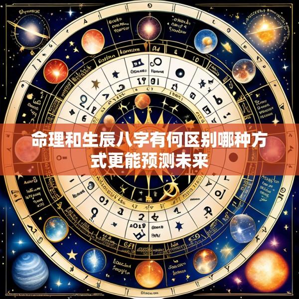 命理和生辰八字有何区别哪种方式更能预测未来