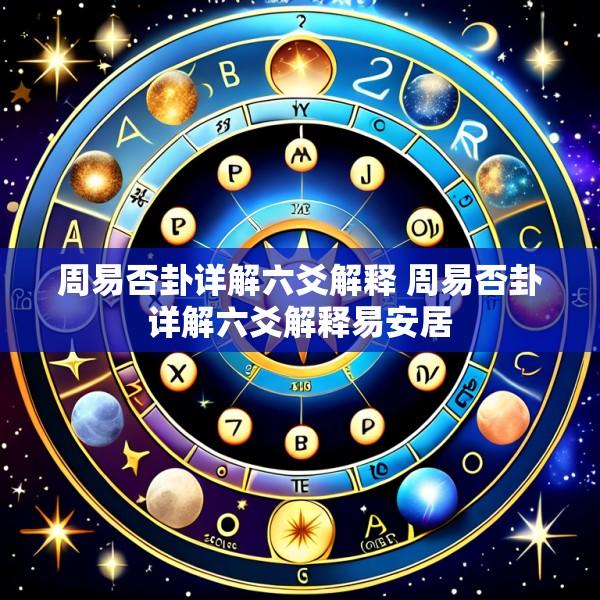 周易否卦详解六爻解释 周易否卦详解六爻解释易安居