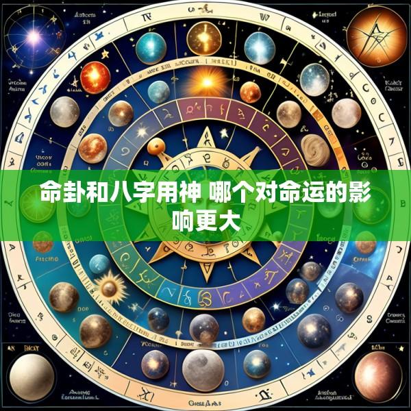 命卦和八字用神 哪个对命运的影响更大