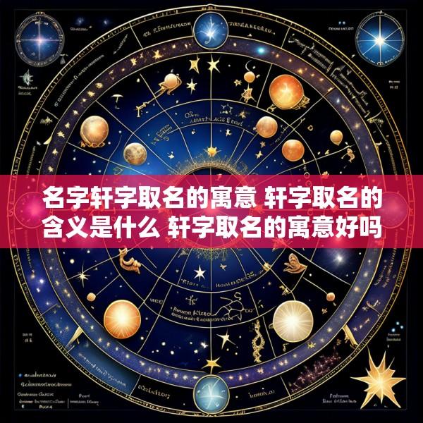 名字轩字取名的寓意 轩字取名的含义是什么 轩字取名的寓意好吗