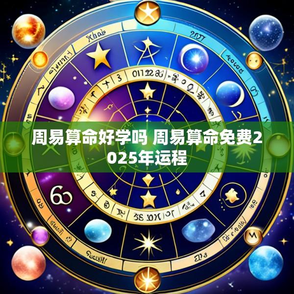 周易算命好学吗 周易算命免费2025年运程