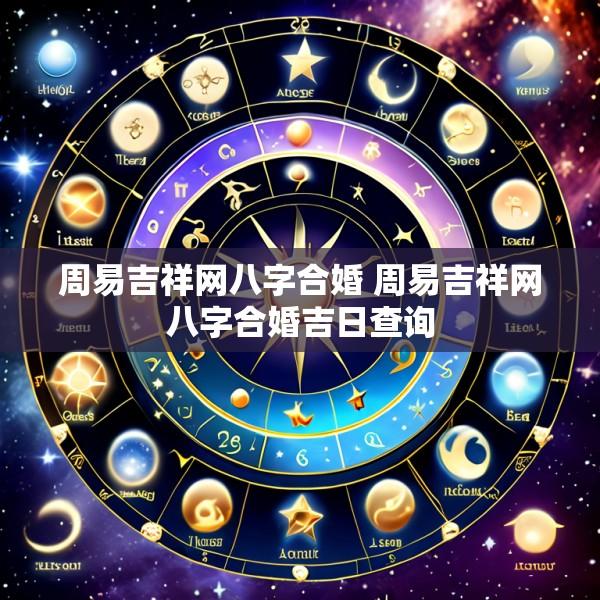 周易吉祥网八字合婚 周易吉祥网八字合婚吉日查询