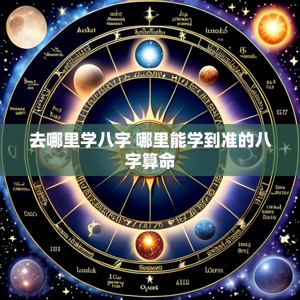 去哪里学八字 哪里能学到准的八字算命