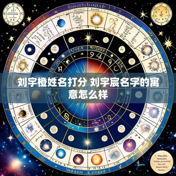 刘宇橙姓名打分 刘宇宸名字的寓意怎么样