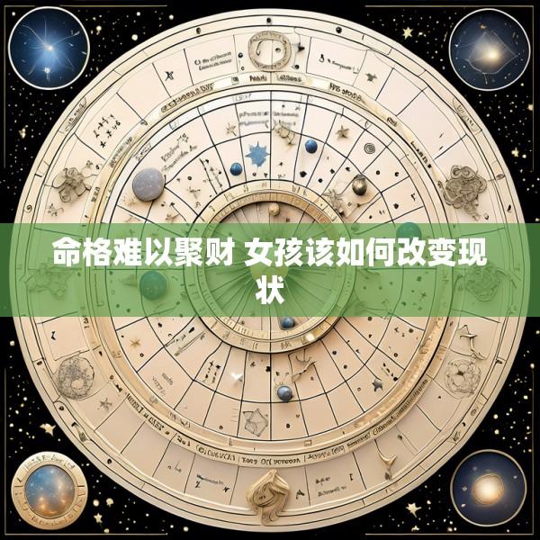 命格难以聚财 女孩该如何改变现状