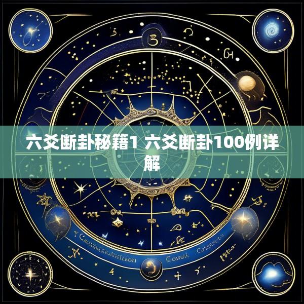 六爻断卦秘籍1 六爻断卦100例详解