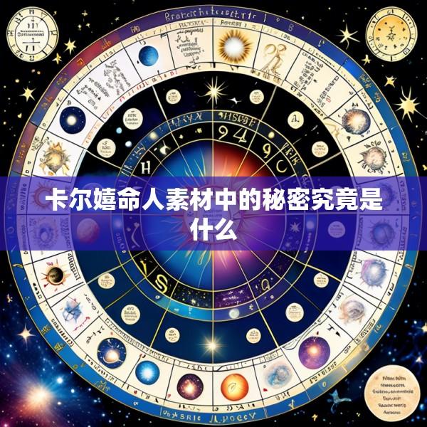 卡尔嬉命人素材中的秘密究竟是什么