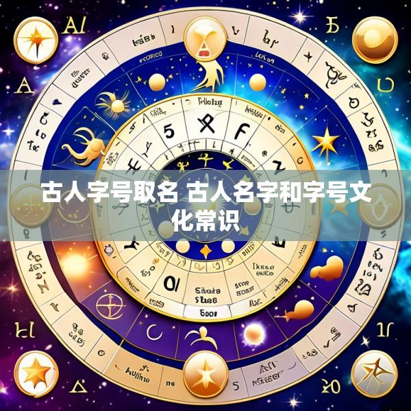 古人字号取名 古人名字和字号文化常识