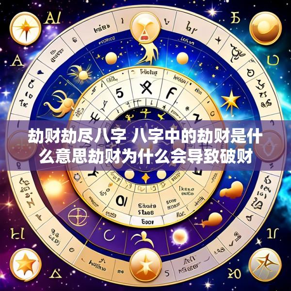 劫财劫尽八字 八字中的劫财是什么意思劫财为什么会导致破财