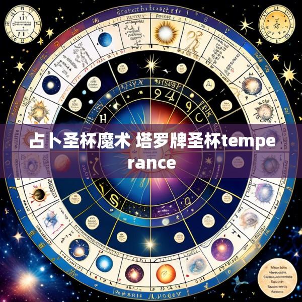 占卜圣杯魔术 塔罗牌圣杯temperance