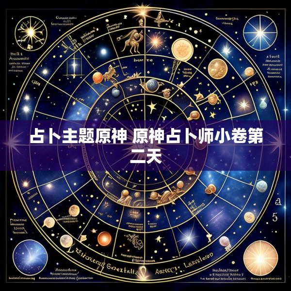 占卜主题原神 原神占卜师小卷第二天