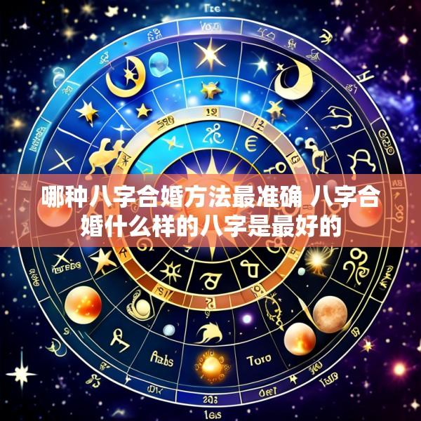 哪种八字合婚方法最准确 八字合婚什么样的八字是最好的
