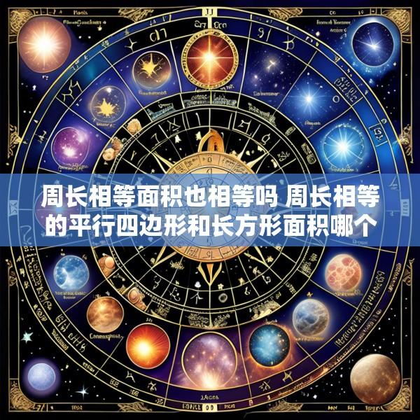 周长相等面积也相等吗 周长相等的平行四边形和长方形面积哪个大