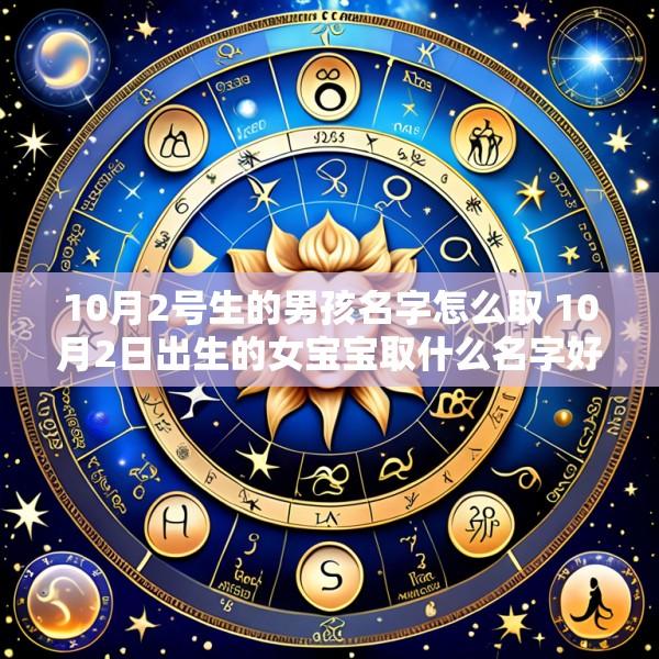 10月2号生的男孩名字怎么取 10月2日出生的女宝宝取什么名字好听