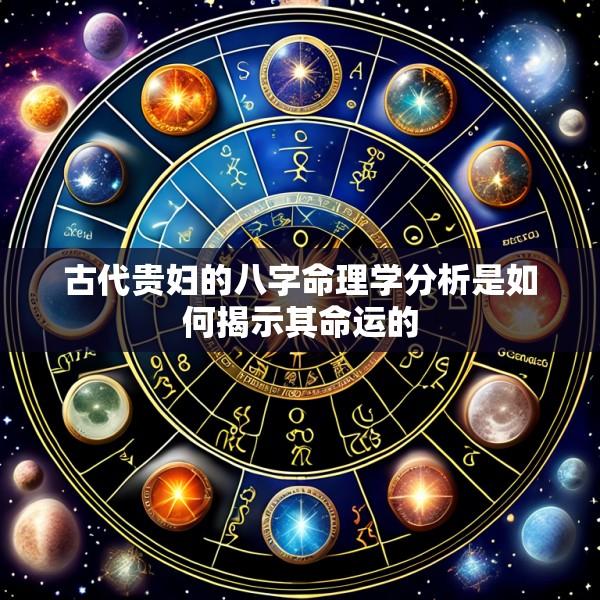 古代贵妇的八字命理学分析是如何揭示其命运的