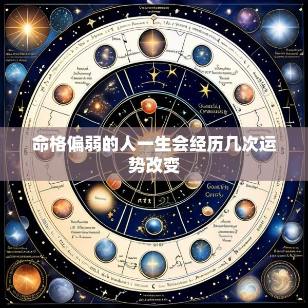 命格偏弱的人一生会经历几次运势改变