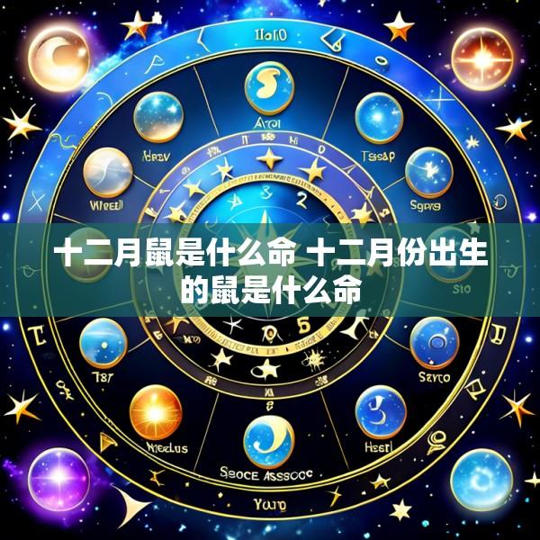 十二月鼠是什么命 十二月份出生的鼠是什么命