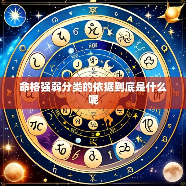 命格强弱分类的依据到底是什么呢