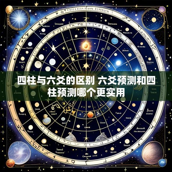 四柱与六爻的区别 六爻预测和四柱预测哪个更实用