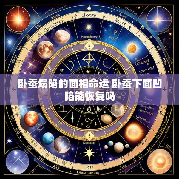 卧蚕塌陷的面相命运 卧蚕下面凹陷能恢复吗
