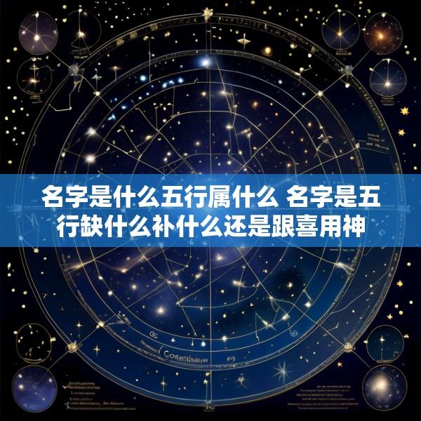 名字是什么五行属什么 名字是五行缺什么补什么还是跟喜用神