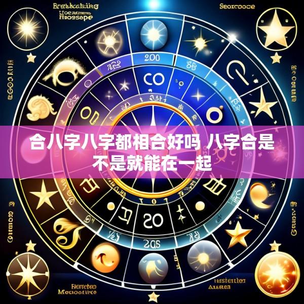 合八字八字都相合好吗 八字合是不是就能在一起