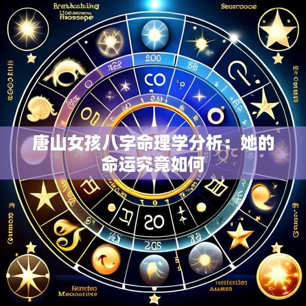 唐山女孩八字命理学分析：她的命运究竟如何
