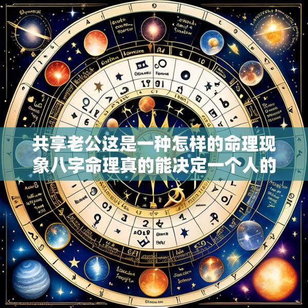 共享老公这是一种怎样的命理现象八字命理真的能决定一个人的婚姻吗