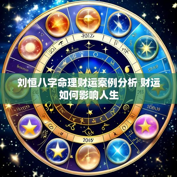 刘恒八字命理财运案例分析 财运如何影响人生