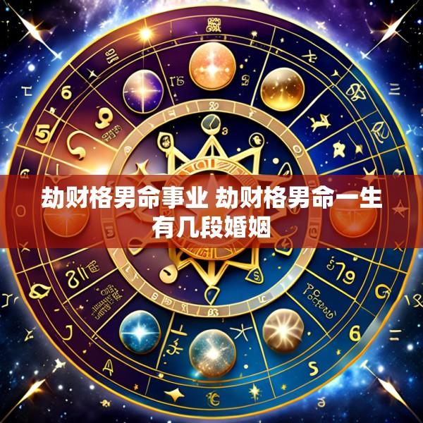 劫财格男命事业 劫财格男命一生有几段婚姻