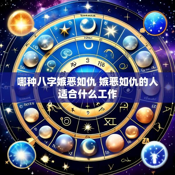 哪种八字嫉恶如仇 嫉恶如仇的人适合什么工作