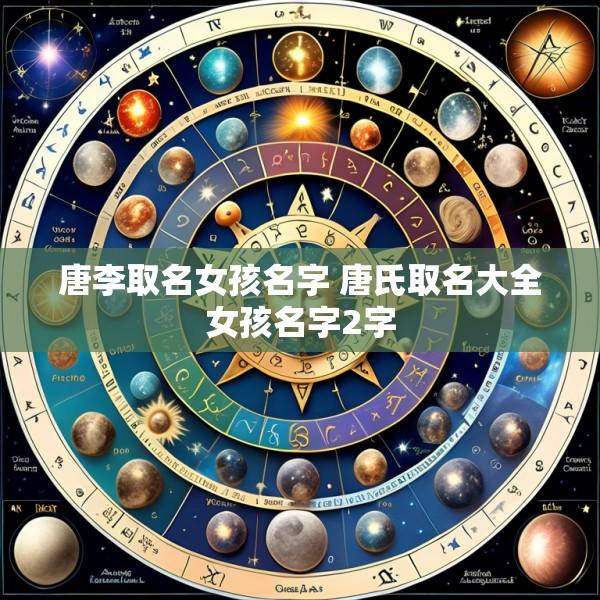 唐李取名女孩名字 唐氏取名大全女孩名字2字