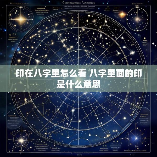 印在八字里怎么看 八字里面的印是什么意思