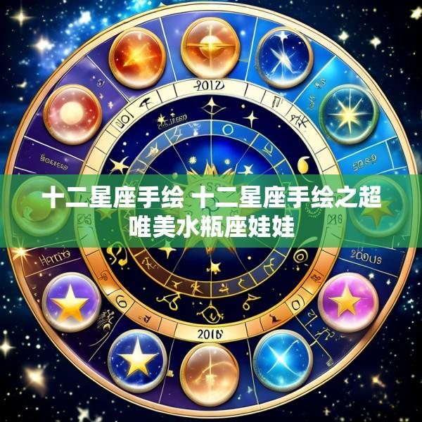 十二星座手绘 十二星座手绘之超唯美水瓶座娃娃