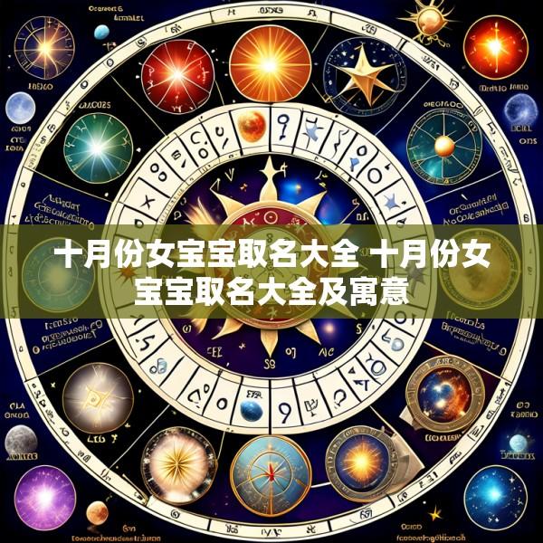 十月份女宝宝取名大全 十月份女宝宝取名大全及寓意