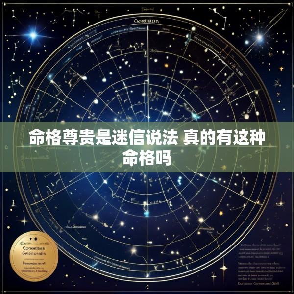 命格尊贵是迷信说法 真的有这种命格吗
