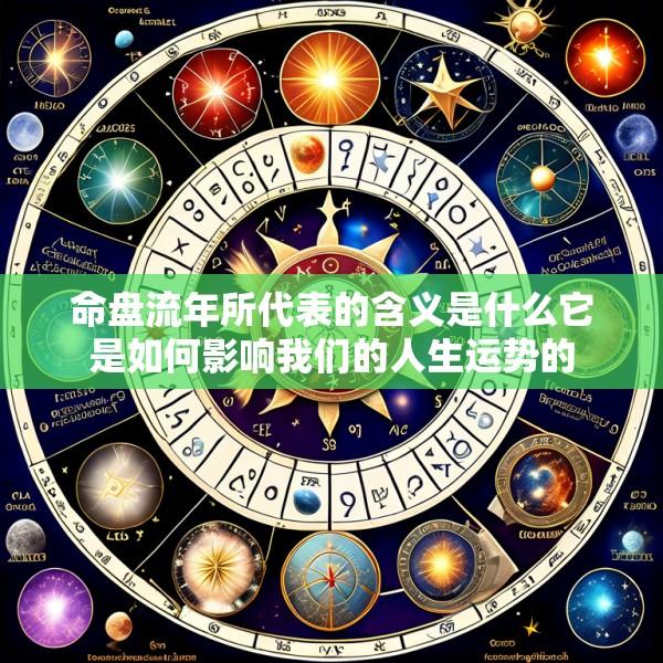 命盘流年所代表的含义是什么它是如何影响我们的人生运势的