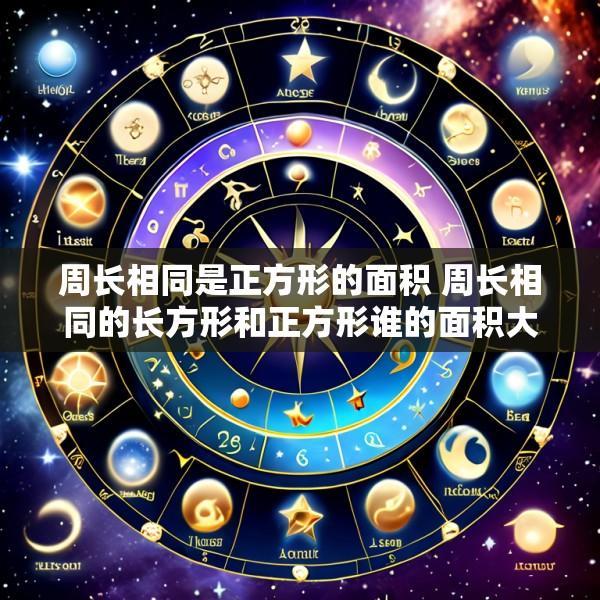 周长相同是正方形的面积 周长相同的长方形和正方形谁的面积大举例说明